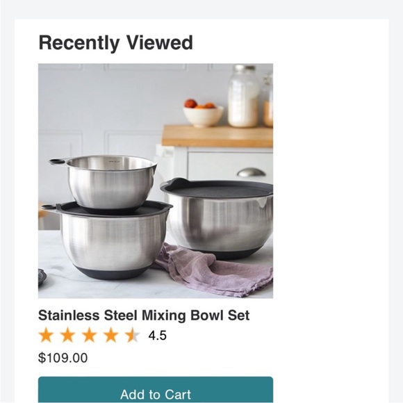 The Pampered Chef Kitchen The Pampered Chef Stainless Steel Rubber